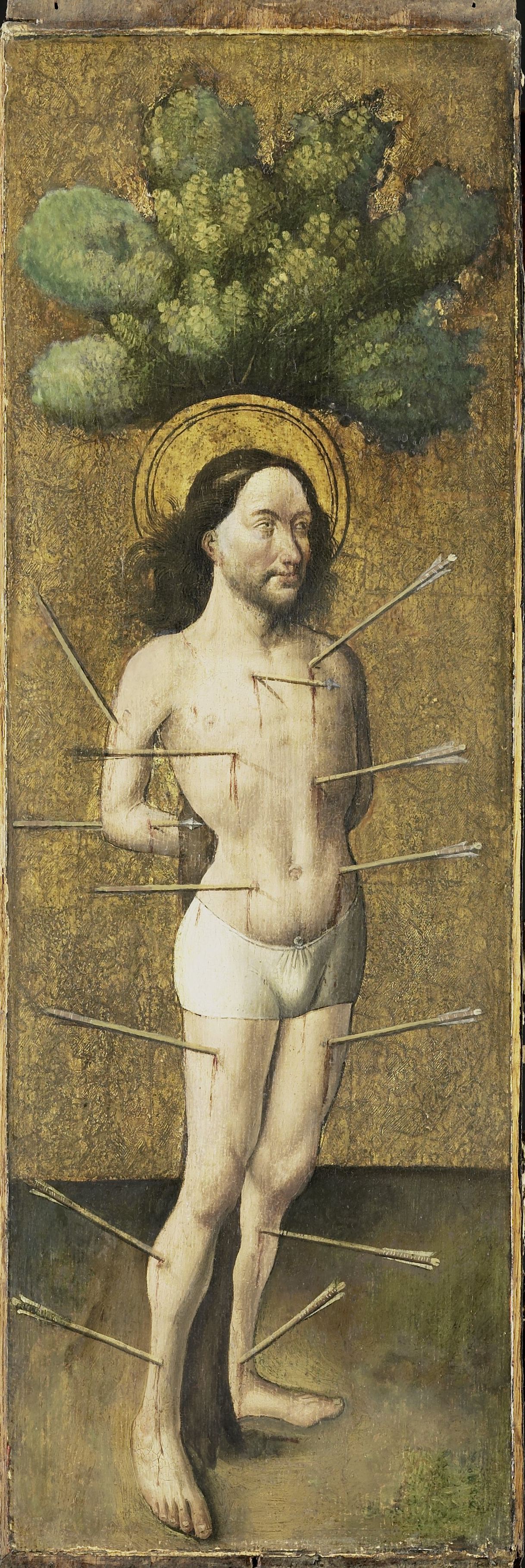 Saint Sebastian on the tree